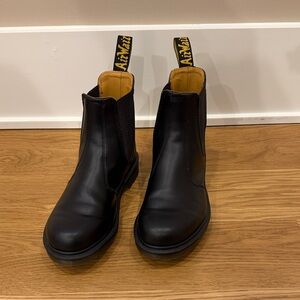 Dr. Martens Black Leather Ankle Boots
